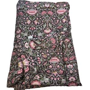 William Morris Honeysuckle Style Comforter King W/ 2 King Shams English Country